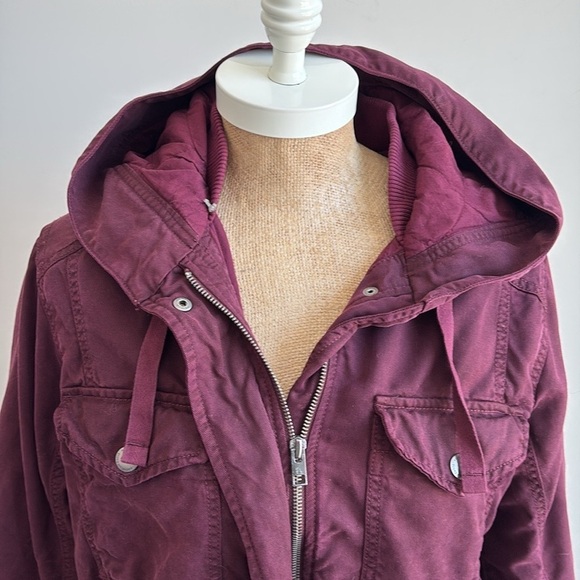 American Eagle Hooded Jacket Medium - Picture 4 of 7